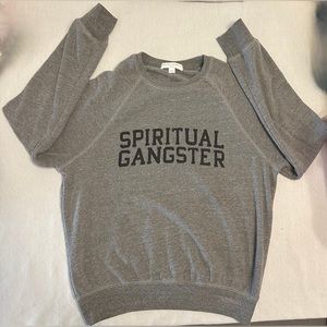 Spiritual Gangster Sweatshirt - Gray- Medium